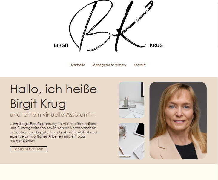 Screenshot from Birgit-Krug.com